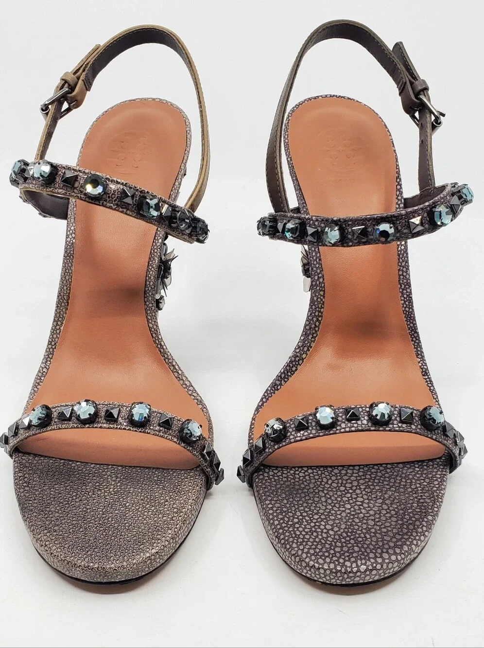Tory Burch Embellished Wedge Sandals